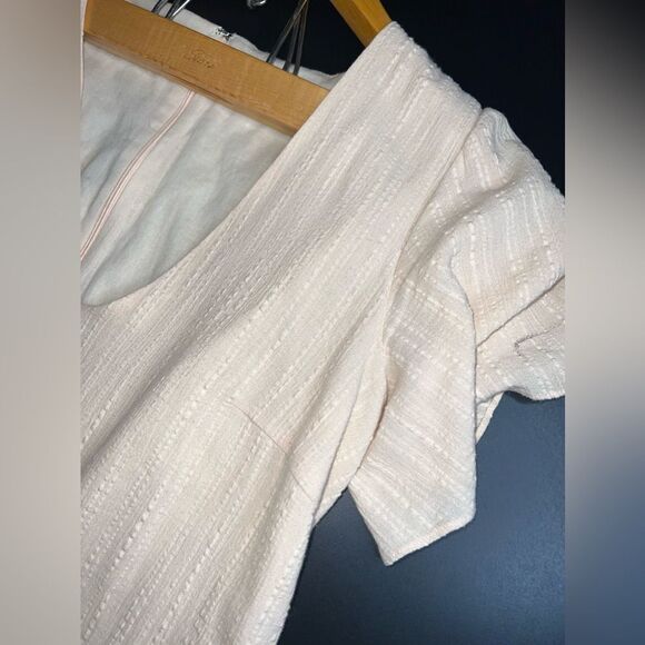 Showpo Cream Bahama Baby Mini Ruffled Dress Size 6 EUC romantic feminine - Picture 6 of 9